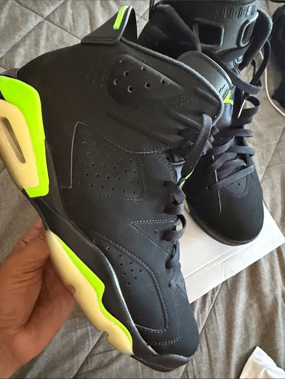Jordan 6 electric green size 11